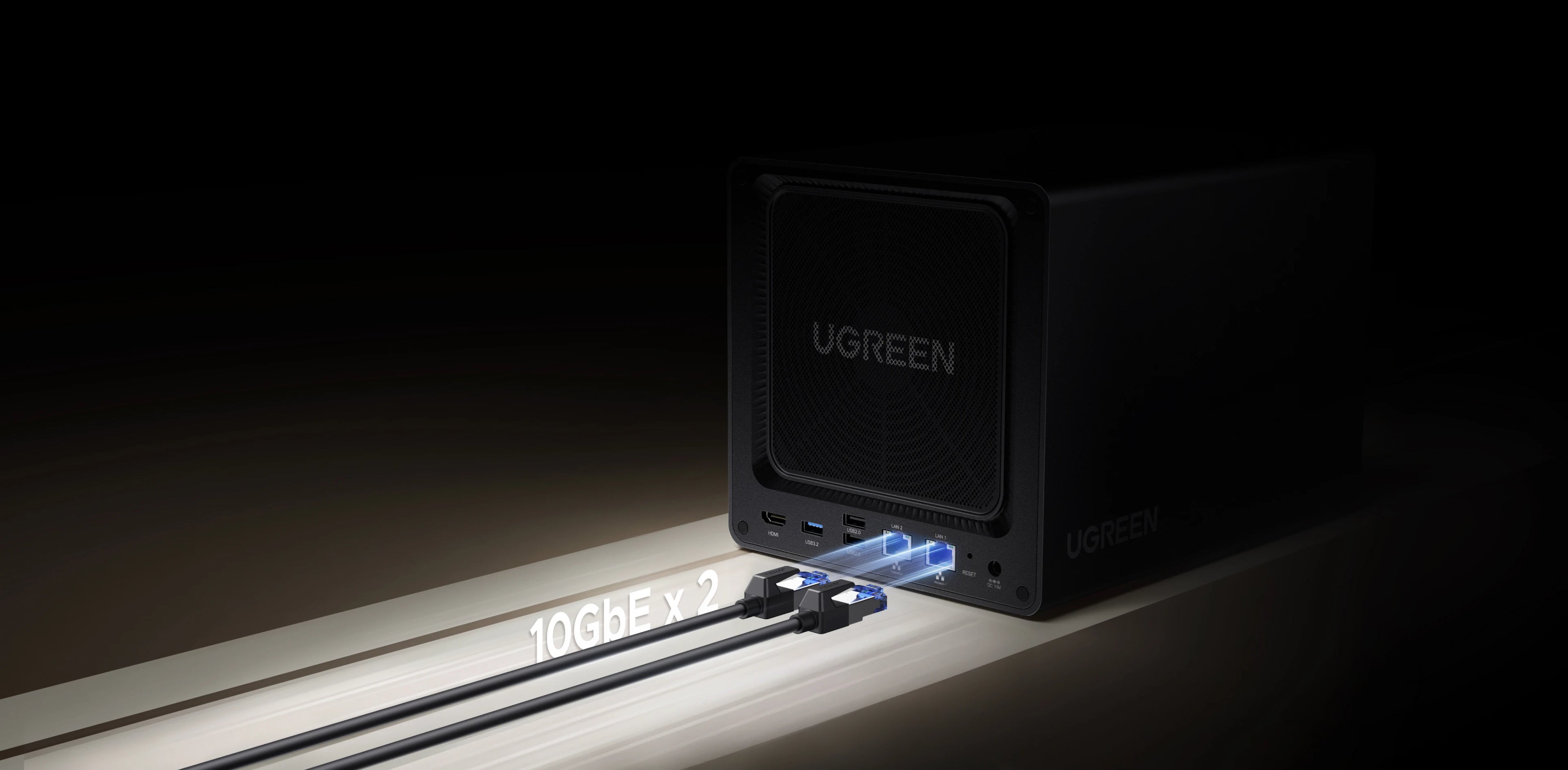 デュアル10GbE接続に対応するUGREEN NASync GTシリーズ