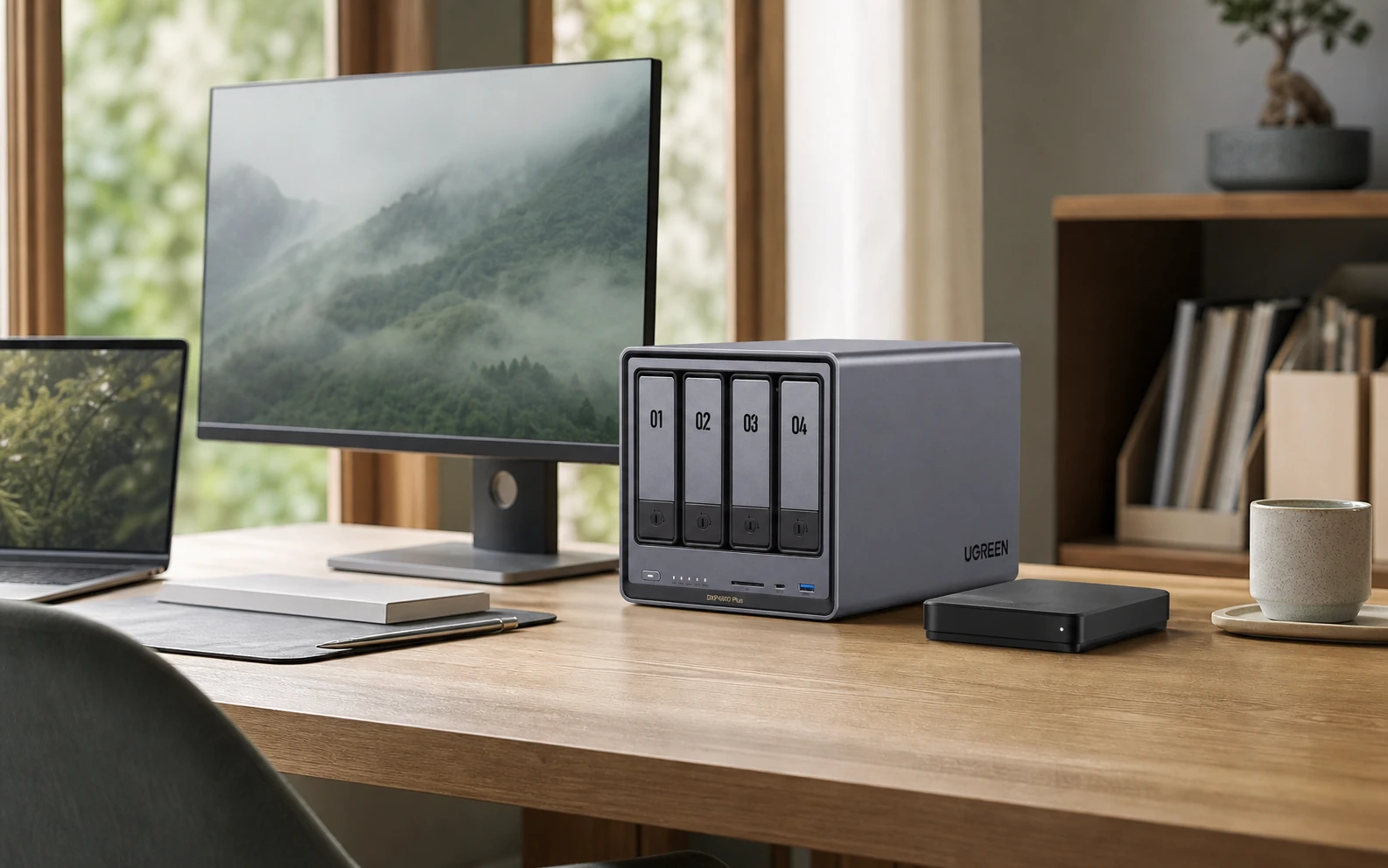 家庭やSOHOのデータをまとめるUGREEN NASync DXP4800 Plusの利用シーン